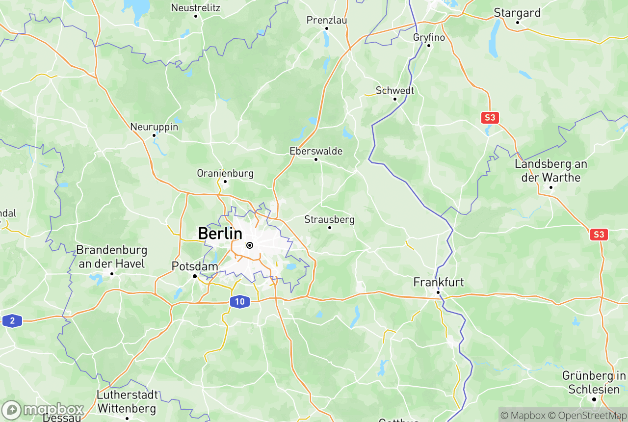 Karte von der Region und Umgebung mit den betreuten Orten