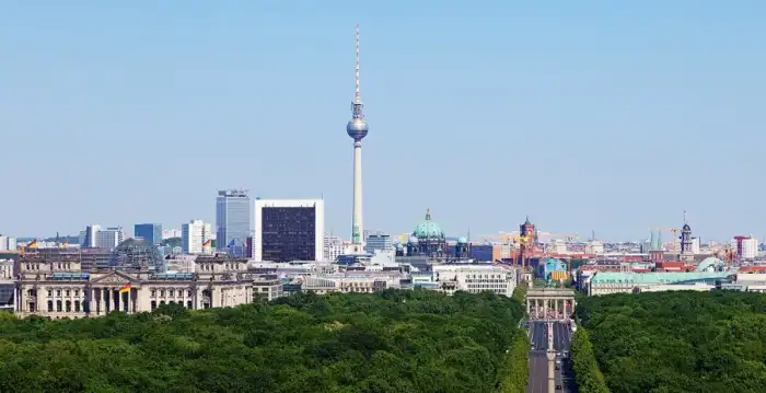 Berlin, Ausschnitt aus dem Einsatzgebiet